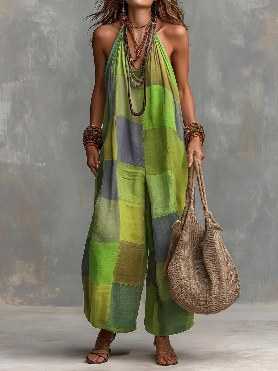 Bohemian Patchwork Jumpsuit™ - Freshness and freedom in a unique artistic style