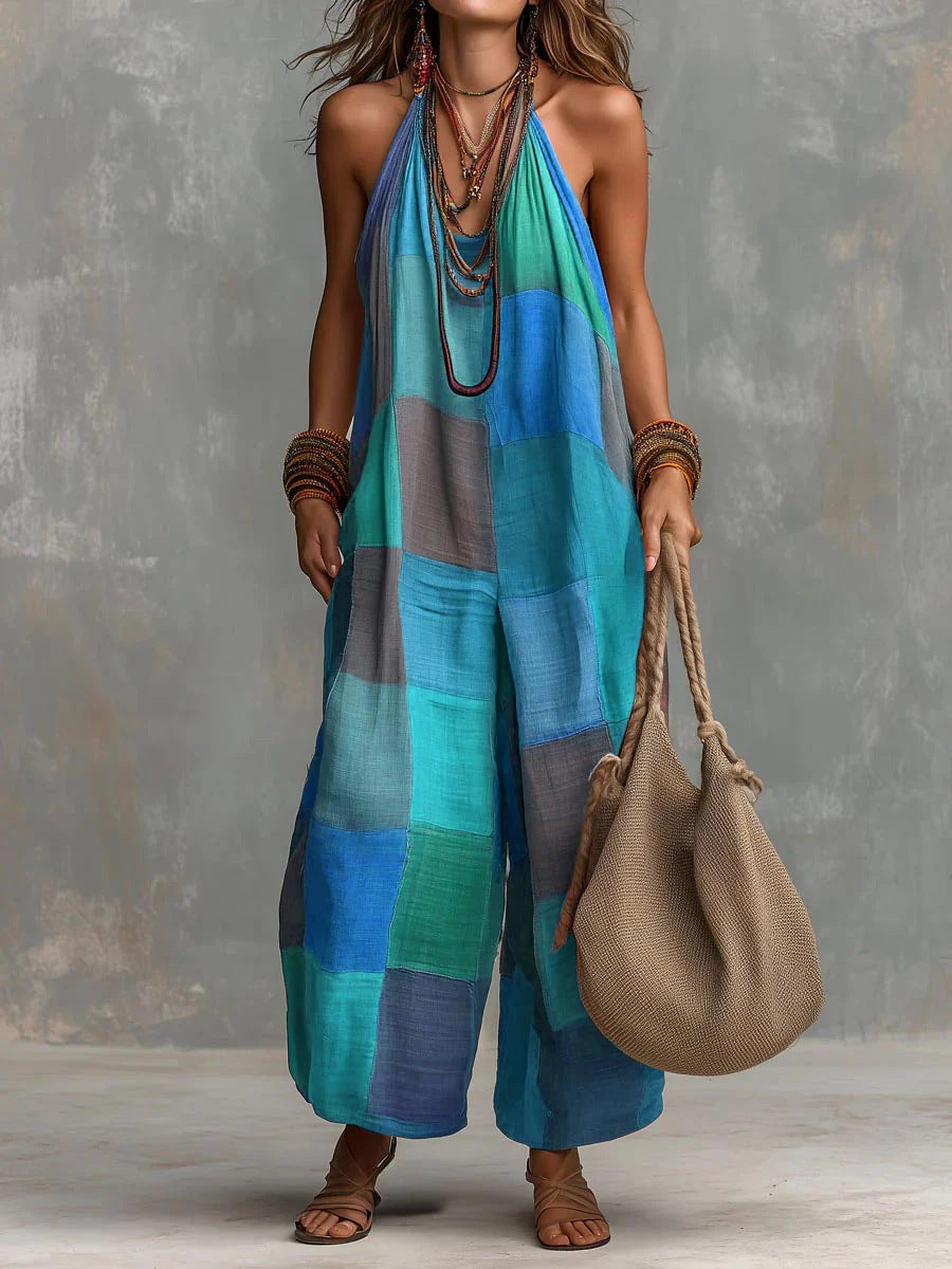 Bohemian Patchwork Jumpsuit™ - Freshness and freedom in a unique artistic style