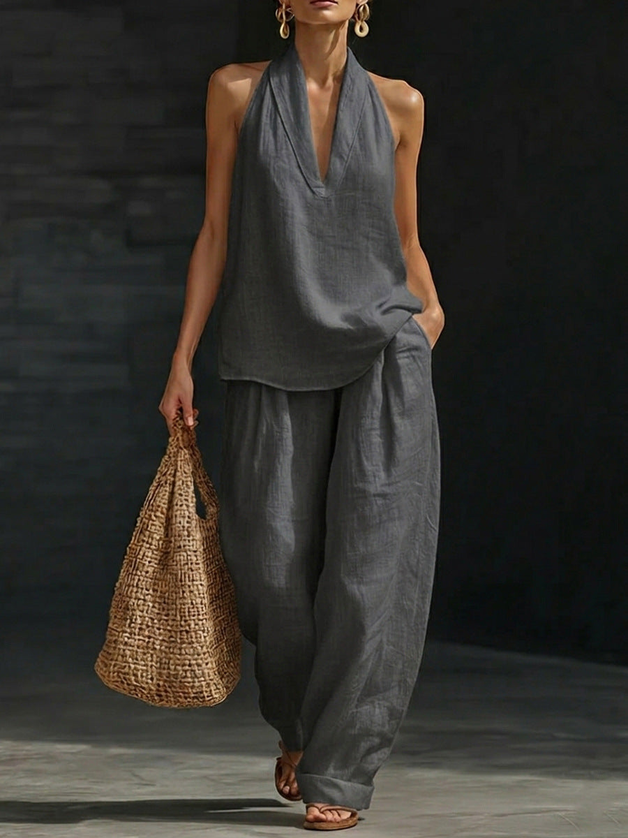 Zoë™ – Ensemble débardeur et pantalon large