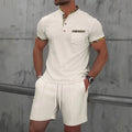 Ensemble Riviera – Polo zippé texturé et short