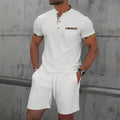 Ensemble Riviera – Polo zippé texturé et short