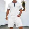 Ensemble Riviera – Polo zippé texturé et short